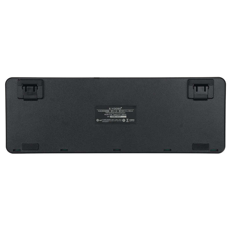 E-element Z66 Mechanical Keyboard 87 Keys RGB USB Wired NKRO Low-profile Switch Hot Swappable Double