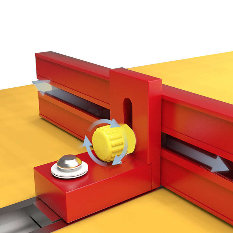 600mm Aluminum Alloy Woodworking Guide Rail Fence Table Saw Cutting Slotting Track Parallel Guide Sy