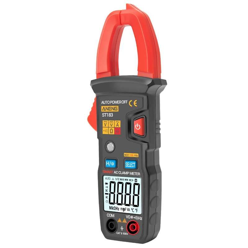 ANENG ST183 Digital Clamp Meter AC Current 6000 Counts True RMS Multimeter DC/AC Voltage Tester Hz C