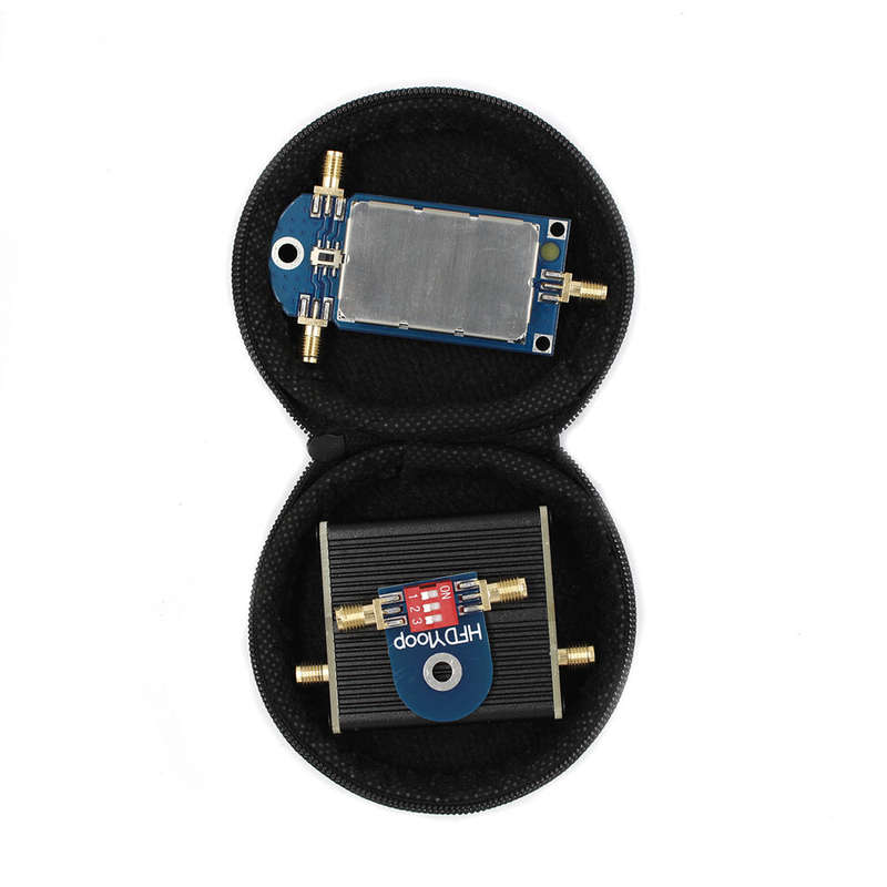 HFDY 50K-500MHz Wideband Active Small Magnetic Loop Antenna LZ1AQ Amplifier HF AM FM VHF UHF SDR Rec