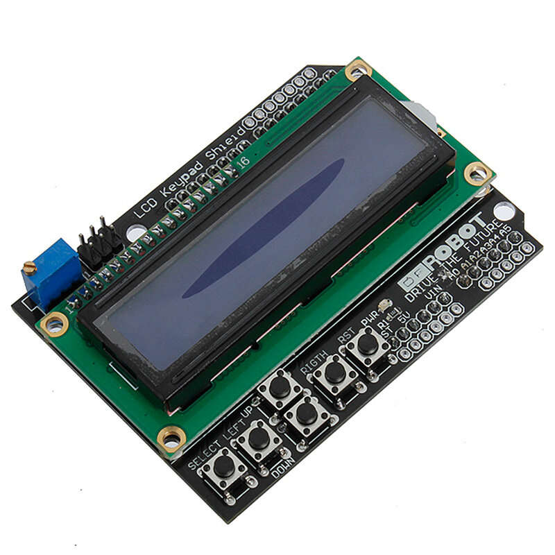 Keypad Shield Blue Backlight For Robot LCD 1602 Board Geekcreit for Arduinno - products that work wi