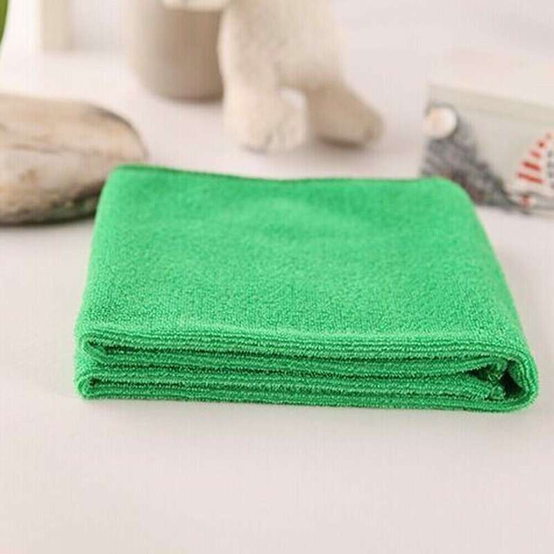10Pcs Microfibre Cleaning Car Soft Cloth Washing Cloth Towel 30x30cm Water Suction Auto Home Washing