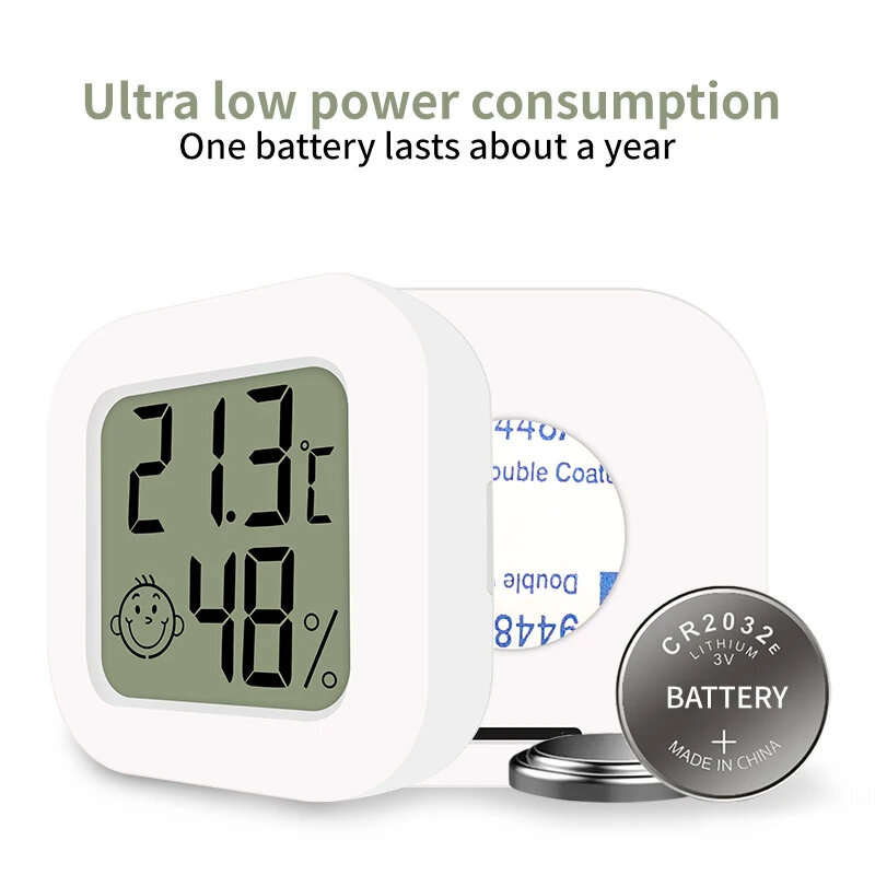 Indoor Digital LCD Thermometer Hygrometer Electronic Temperature Humidity Meter Sensor Gauge with Ai