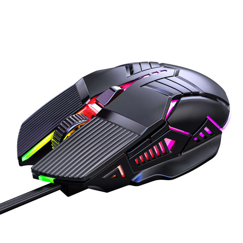 S800 Wired Gaming Mouse USB Computer Mouse 3200DPI Ergonomic Gaming RGB Mause 6 Button LED Silent Mi