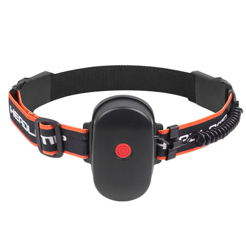 COB LED Headlight with Red Strobe Warning USB Rechargeable Headlight Red Light Floodlight Perfect fo