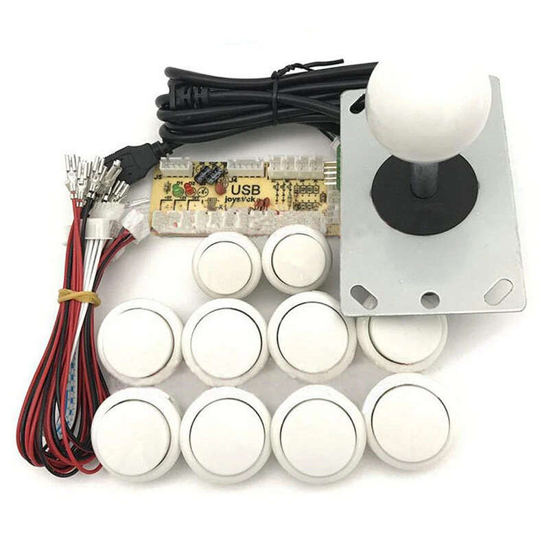 Retro Arcade Console Game Joystick Rocker USB Wired Fighting Controller Arcade Station for PS4 PS3 S