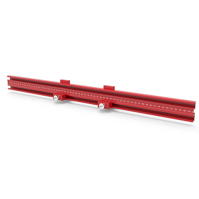 600mm Aluminum Alloy Woodworking Guide Rail Fence Table Saw Cutting Slotting Track Parallel Guide Sy