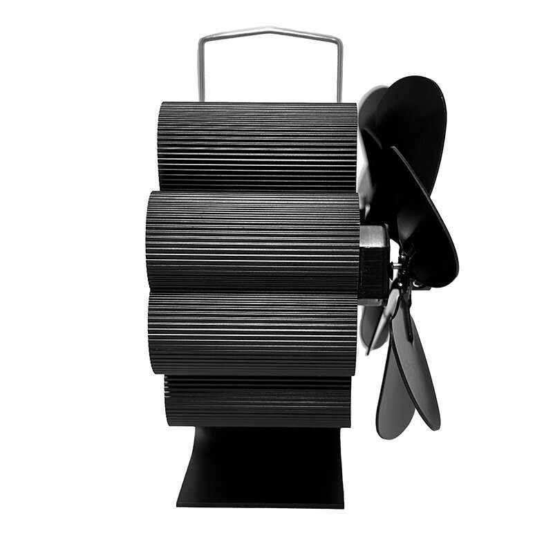 12 Blades Heat Powered Stove Fan Fireplace Heat Powered Eco-Friendly Fan Portable Heater Efficient H