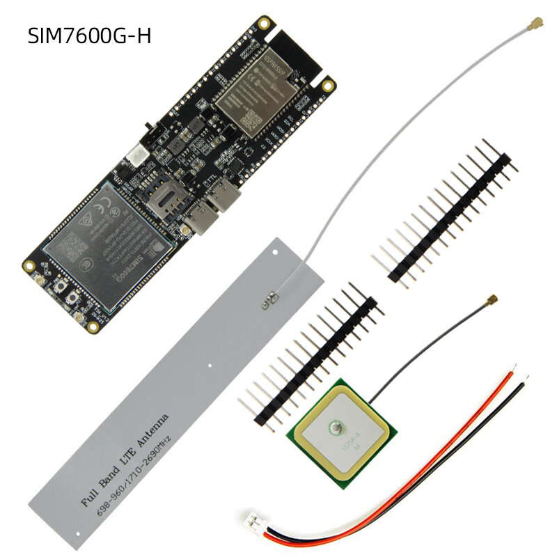 LILYGO TTGO T-SIM7600E-H ESP32 LTE Cat4/1 4G SIM7600G-H R2 Module ESP32-WROVER WiFi BLE 18560 Batter