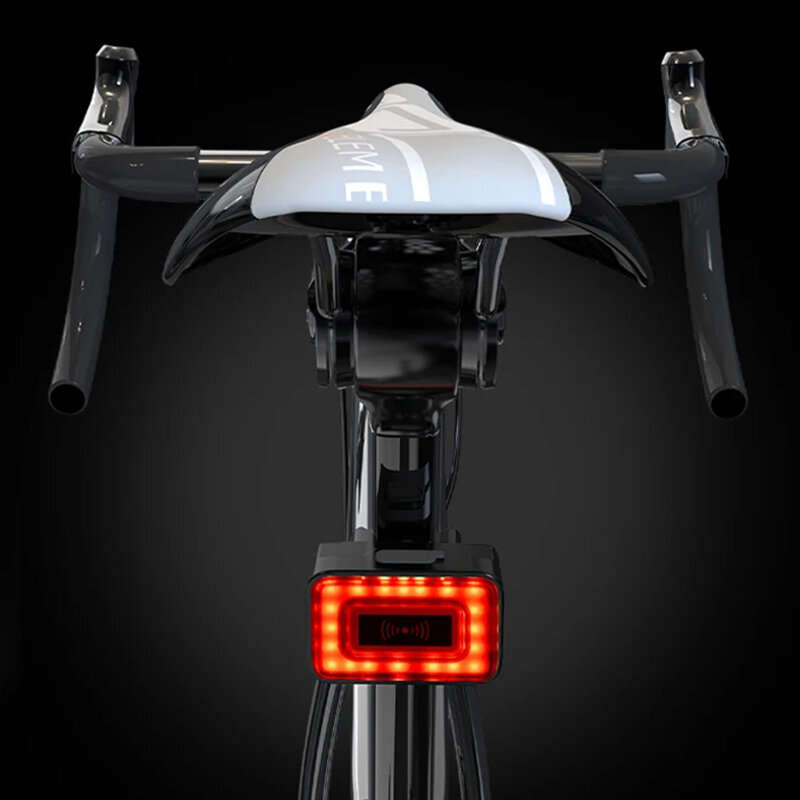 Smart Radar Bicycle Taillight 7 Light Modes 1500mAh Battery Capacity Waterproof 30m Object Approachi