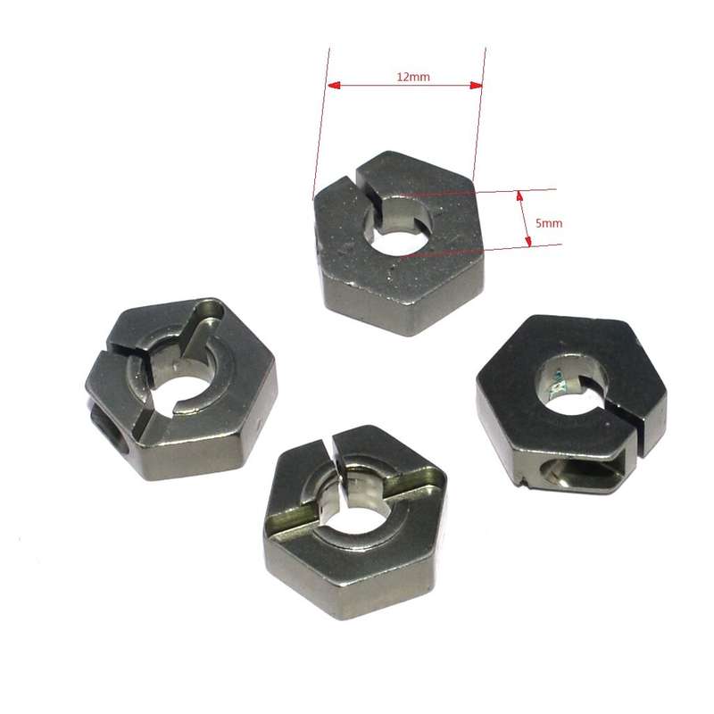ZD Racing Aluminum 12mm Hexagonal Adapter 7188 For LRP HSP HPI FS Wltoys Off-road Truck Rc Car Parts