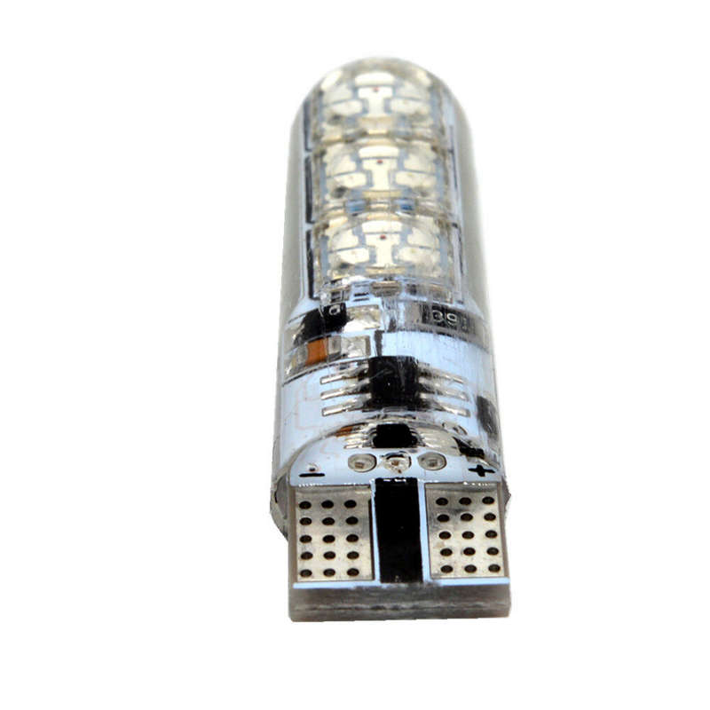 T10 LED 194 168 W5W 5050 SMD RGB Car Dome Reading Light Auto Wedge Lamp RGB LED Bulb with Remote Con
