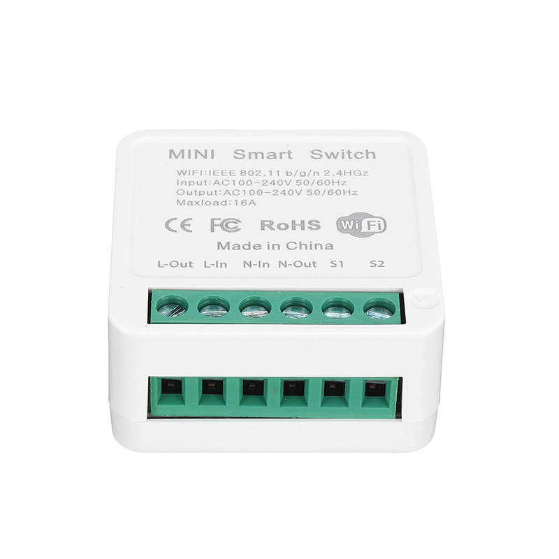 3Pcs 16A Mini Smart Wifi DIY Switch Support 2 Way Control Smart Home Automation Module Work with Ale