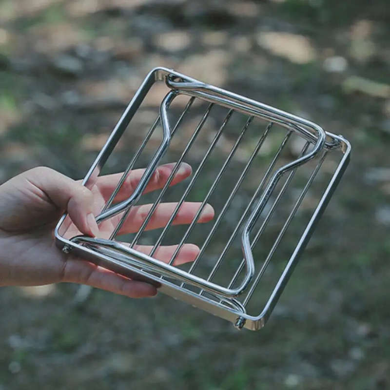 Outdoor Portable Foldable Stove Stand Rack Camping Pot Bracket Holder Gas Stoves Burner Bracket Trav