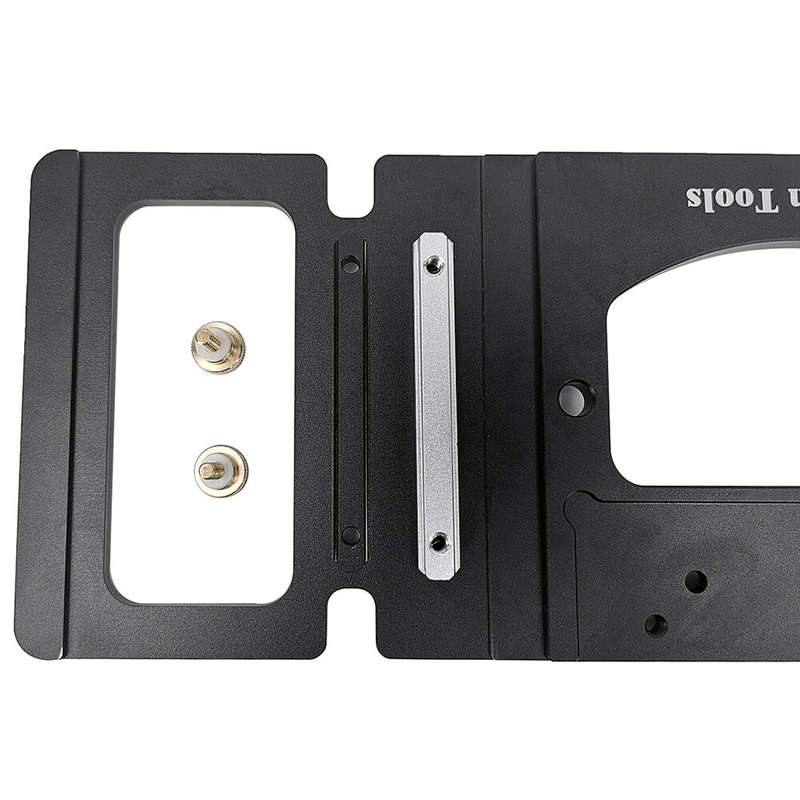 Fonson Aluminum Alloy Track Saw Square Guide Rail Square Woodworking 90 Degree Right Angle Guide Pla