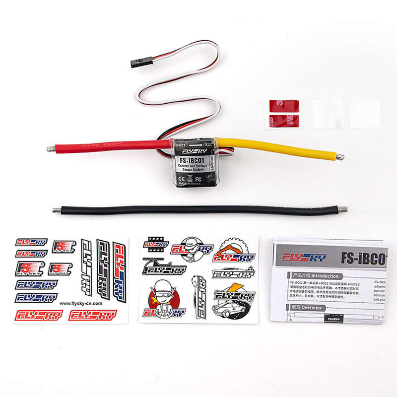 FlySky FS-iBC01 AFHDS 3 Receiver Current and Voltage Sensor Enhanced Version for RC Airplane Car Boa