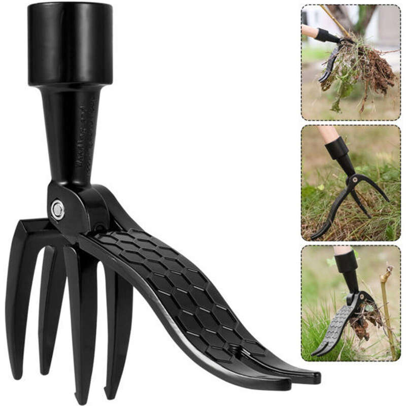 Claw Weeder the Stand Up Weed Puller Tool Root Remover Replacement Foot Garden Pedal Metal Outdoor W