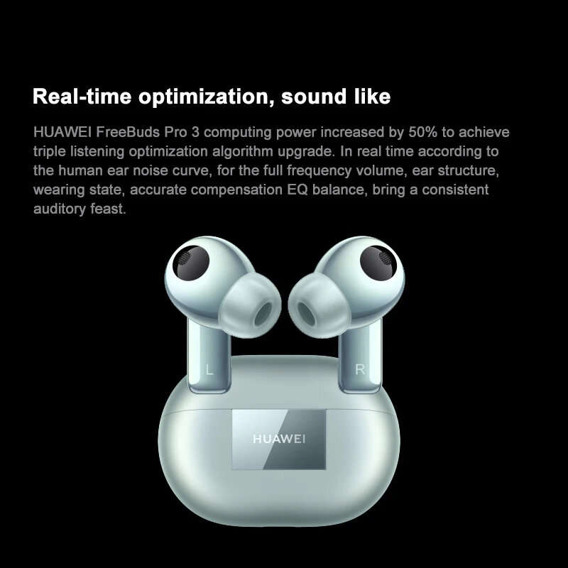 HUAWEI Freebuds Pro 3 TWS bluetooth Earphone Stereo Bass L2HC 3.0 LDAC HD Audio ANC Noise Cancelling