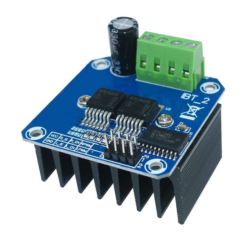 Semiconductor BTS7960B 5V 43A H-bridge Motor Driver Module Geekcreit for Arduino - products that wor