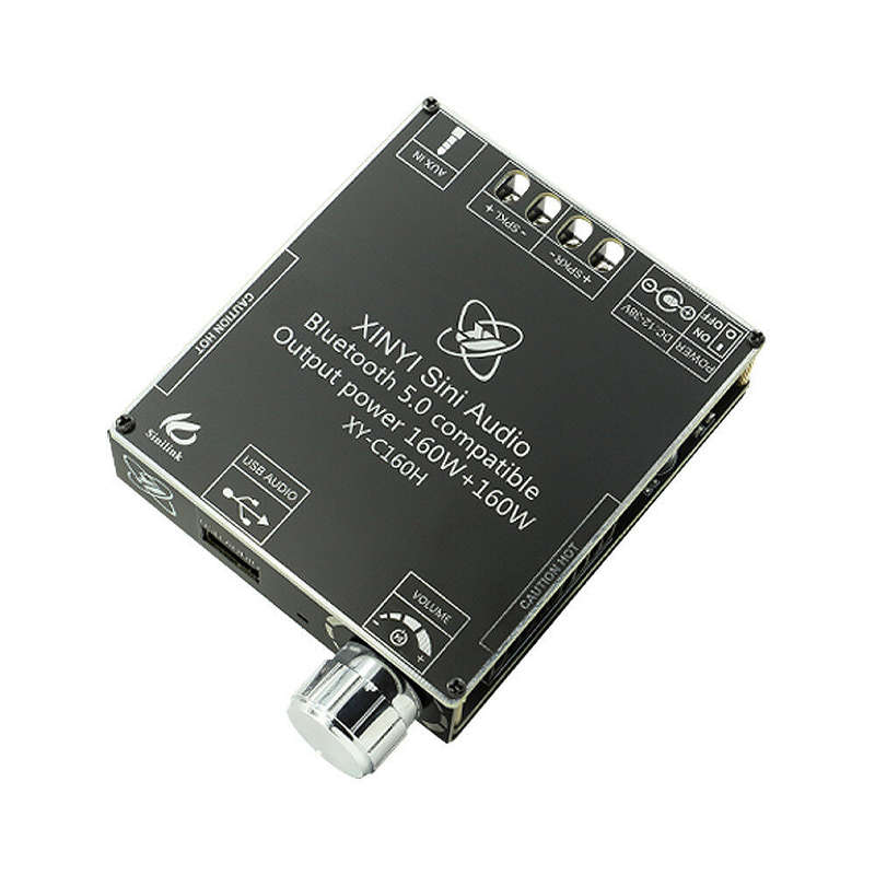 XY-C160H Audio Power Amplifier Board bluetooth5.0 Two-Channel HiFi Stereo TDA7498E Original 160WX2 H