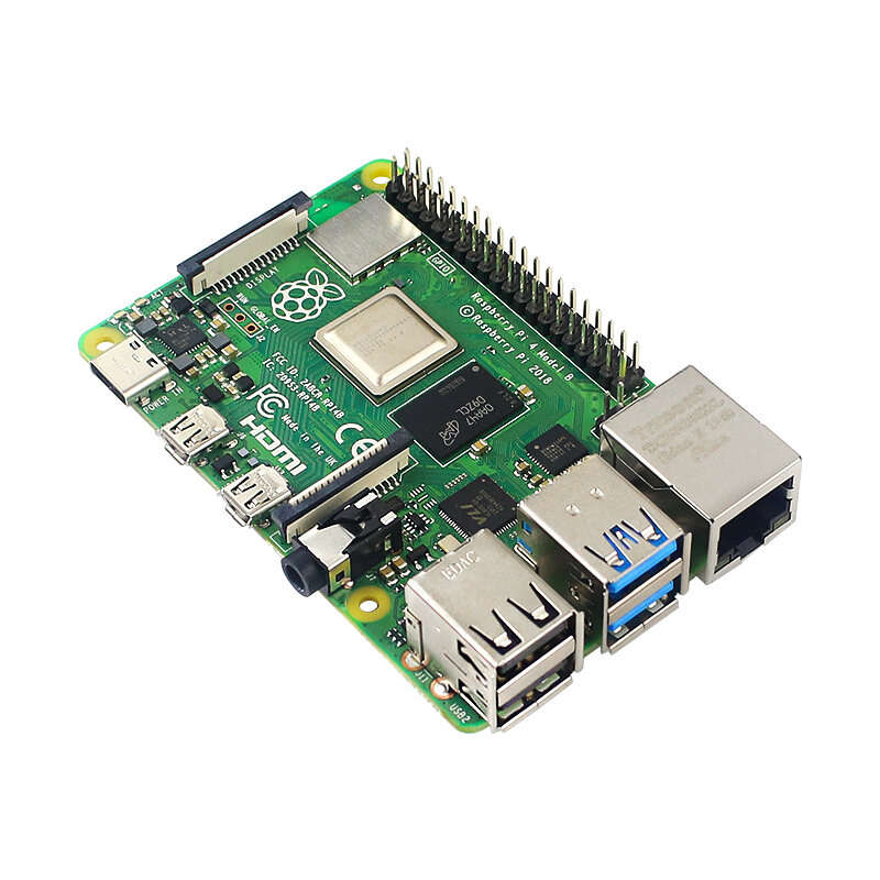 Raspberry Pi 4 Model B 1/2/4/8GB RAM Cortex-A72 ARM v8 64-bit SoC 1.5GHz Gigabit Ethernet WiFi BLE 4