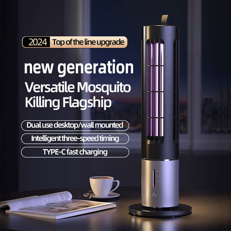 Electric Mosquito Lamp with Portable Design Efficient Insect Killer for Outdoor Camping and Picnic U
