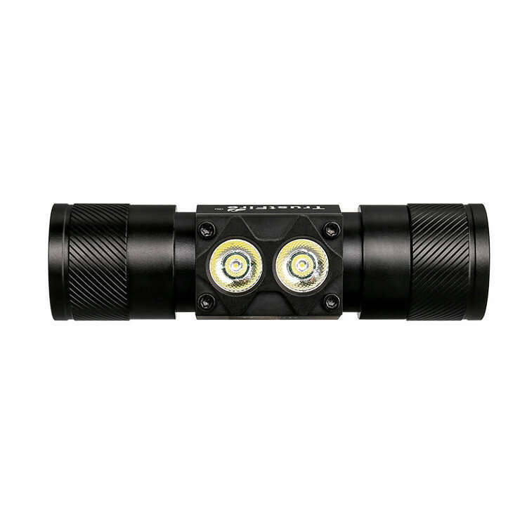 Trustfire H5R 600 Lumens Headlamp 150 Dual Lamp LED USB Rechargeable Headlights 180 Adjustable IP68