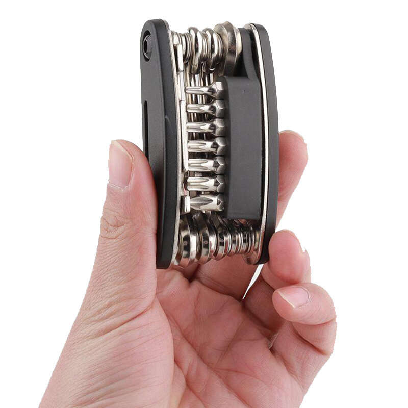 BENGGUO 21 in 1 Bicycle Repair Tool Kit Foldable Hex Wrench for MTB Mountain Road Bike Screwdriver M