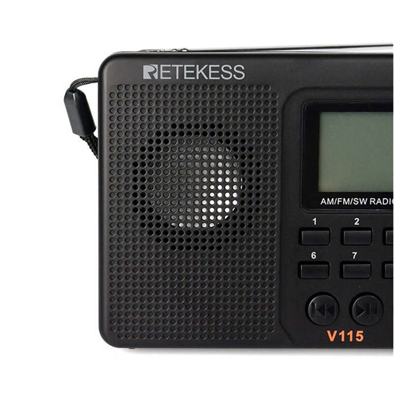 Retekes V115 Radio FM AM SW Portable Radios Rechargeable Shortwave Radio Devices All Full Waves USB