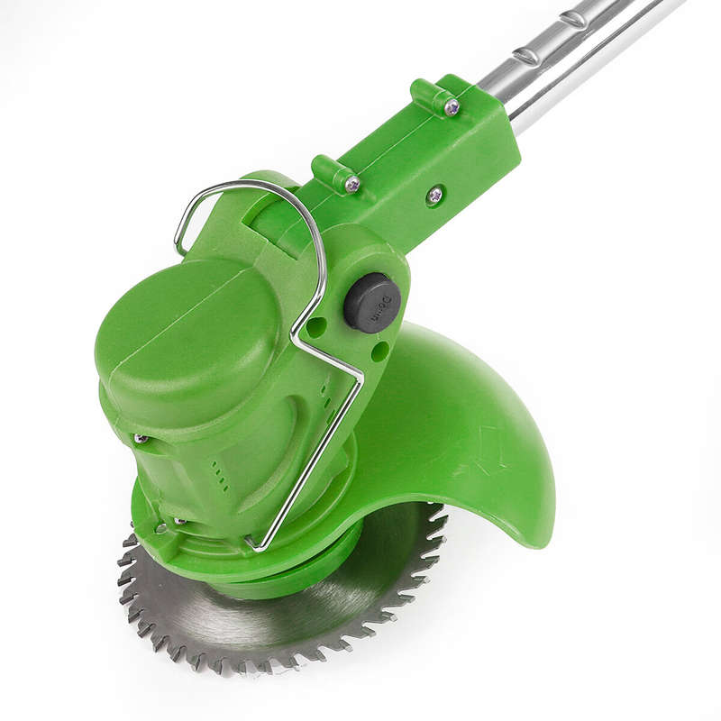 1500W Cordless Electric Grass Trimmer Weed Eater Edger Lawn Mower W/ 1/2 Battery