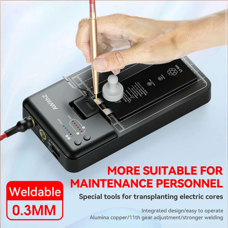 AwithZ MC-1 Portable Handheld Spot Welder Enhanced Flow Speed Cooling Low Electrical Impedance Versa