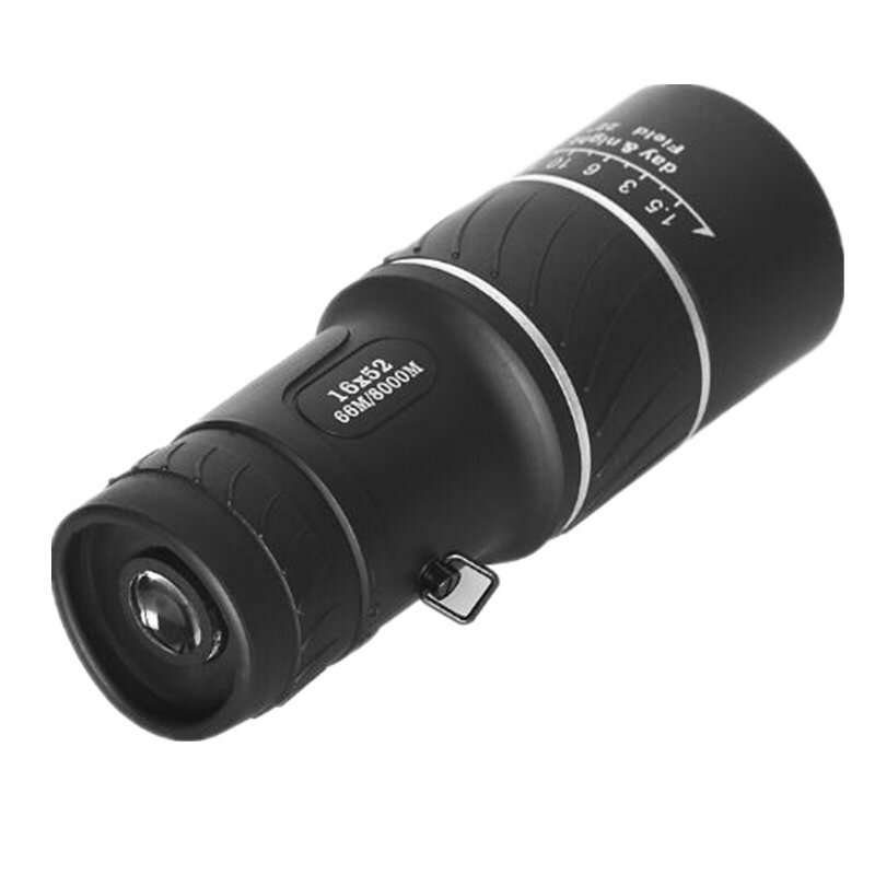 Powerful Monocular Telescope 16x52 Long Range Telescope Prism Compact Monocle for Hunting Camping Wa