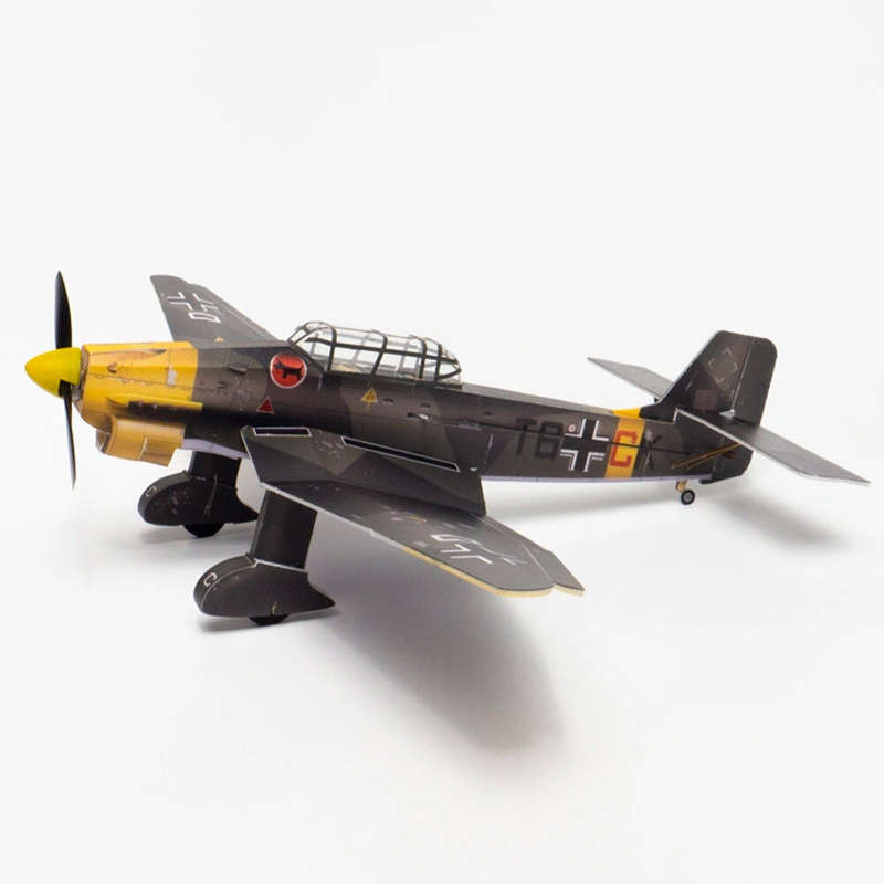MinimumRC Ju-87 Stuka Bomber 430mm Wingspan KT Foam RC Airplane KIT+Motor