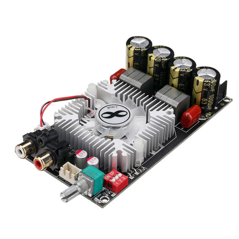 ZK-1602 TDA7498E Digital Power Amplifier Board 160W*160W Dual Channel 220W Mono Channel DC15-35V Amp