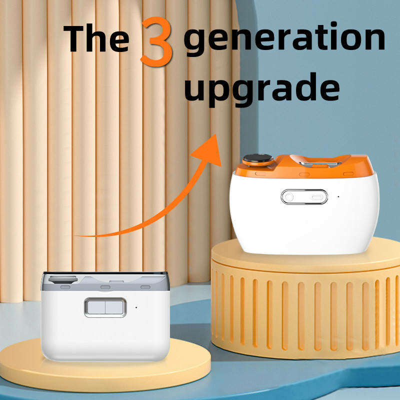2-in-1 USB Rechargeable Electric Nail Cutter and Polisher Lightweight and Portable ABS Material Nail