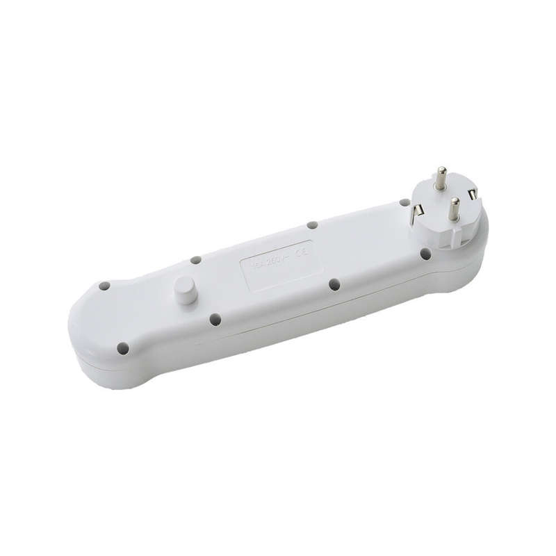 1PCS Dual USB Ports 1 to 3 Way EU Standard Power Adapter Socket Strip Porous Terminal Board 16A Conv
