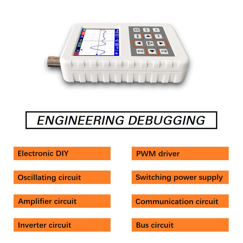 FNIRSI DSO PRO Digital Oscilloscope Handheld Oscilloscope 5M Bandwidth 20MS/s Sampling Rate Mini Pal