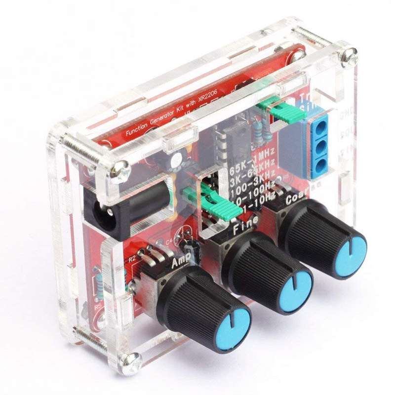 5Pcs Geekcreit XR2206 Function Signal Generator DIY Kit Sine Triangle Square Output 1HZ-1MHZ