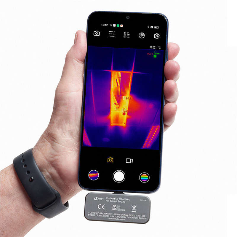 Fluke TC01A Thermal Camera For Phone Construction Imager Thermographic Smartphone Repair Cell Phone