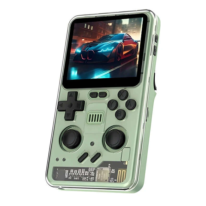 POWKIDDY RGB20 PRO 64G Handheld Gaming Console 3.2 Inch 1024*768 IPS Screen 5000+ Games Built-in 2.4