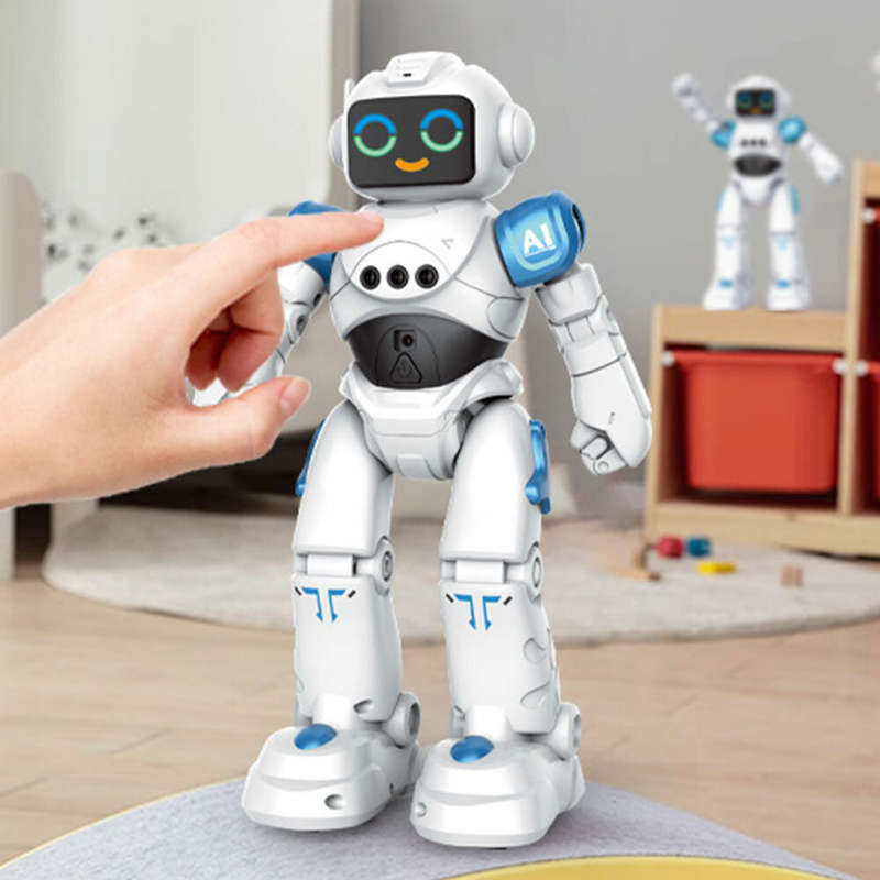 RC Smart Robot Toy Walking Singing Dancing Action Figure Emotion Dialogue Remote Control Robot Toy E