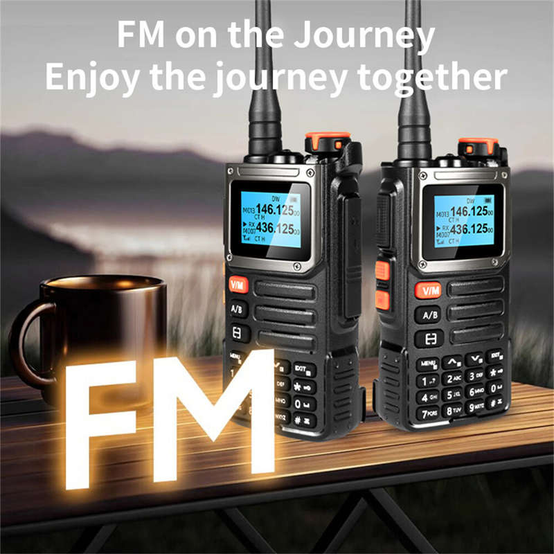Baofeng UV-K66 Walkie Talkie Multi Band Transmission Wireless Copy Frequency Long Range Type-C USB C