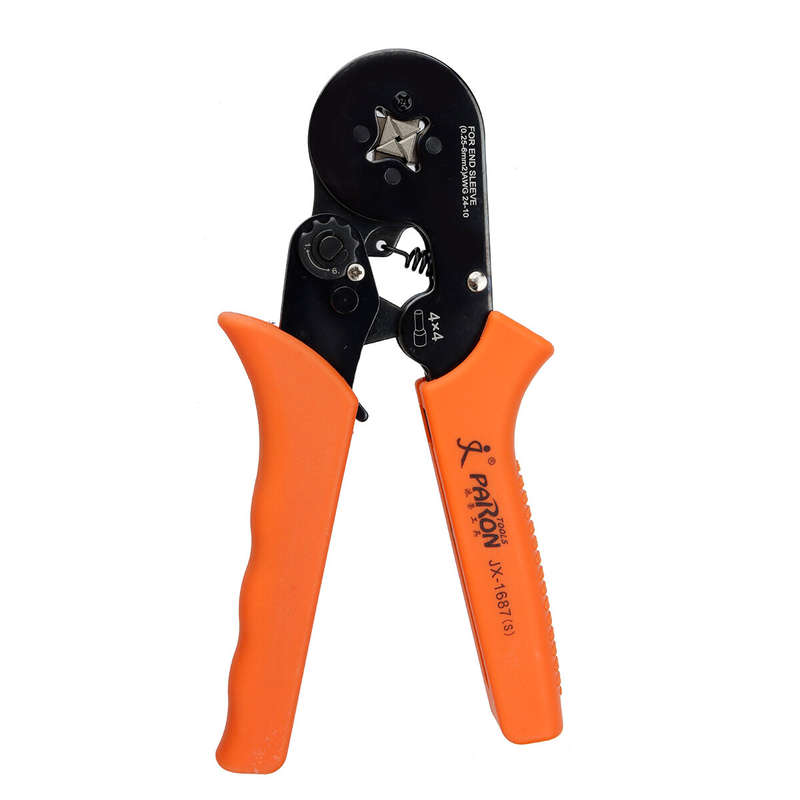 PARON JX-1687 6-4 Tube-type Terminal Crimping Plier Ratchet Labor-saving Crimping Pliers Sleeve-type