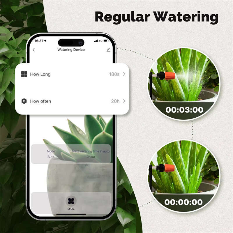 MoesHouse Tuya WiFi Watering Pump Timer Device Irrigation System Garden Tools Sprinkler Wired Design