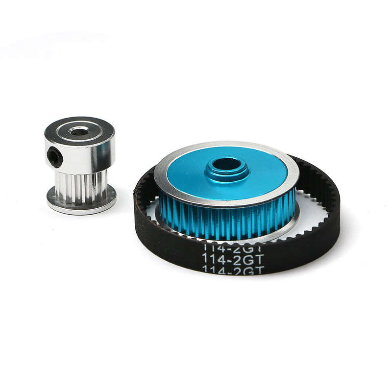 TT02 Low Noise Belt Drive 16T 40T Transmission Gears System DIY Modify Upgrade Parts for Tamiya TT02