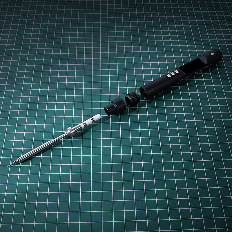 PTS200 T13 100W PD3.0 Smart Soldering Iron CNC Metal Housing Software Upgradeable Programing Compati