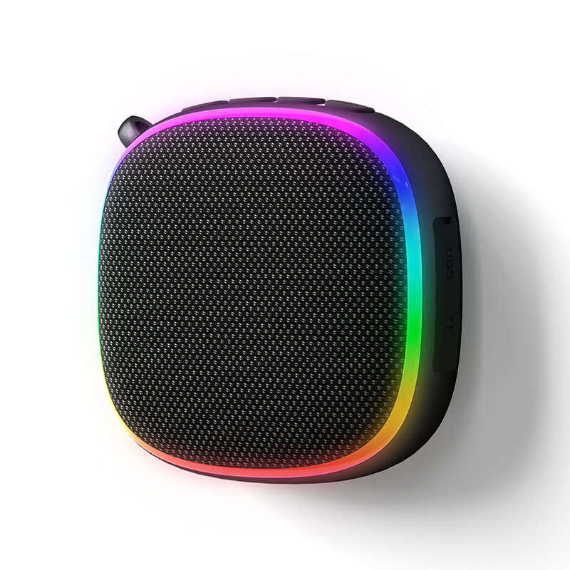 EBS-309 bluetooth 5.3 Speaker Portable Speaker 360 Stereo Surround Sound Bass RGB Light 1000mAh Batt
