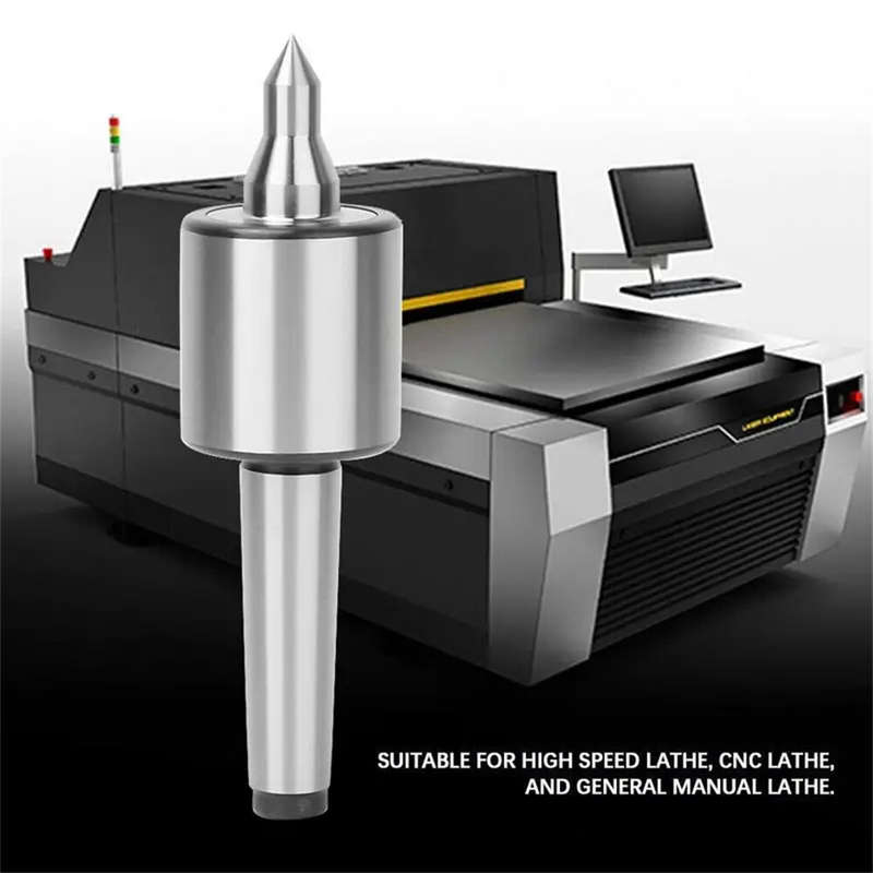 Woodworking Turning Return Top MT2 Live Center 0.0002inch High Accuracy 60 Degree Lathe Center With