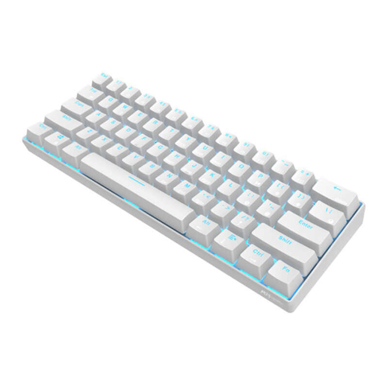 Royal Kludge RK61 Mechanical Keyboard bluetooth Wired Dual Mode 60% Golden / Ice Blue Backlit Gaming