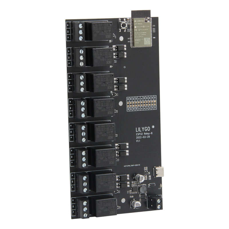 LILYGO T-Relay 5V 8 Channel Relay Module ESP32 Wireless Development Board WIFI Bluetooth With Optoco